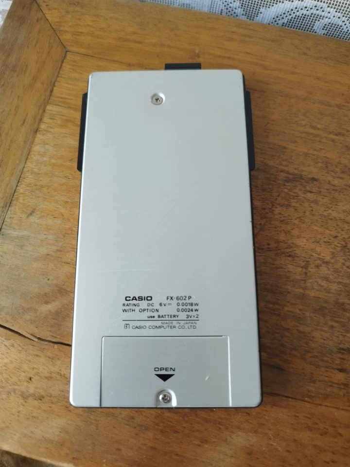 Casio FX-602P + Manuals - Photo 4/4