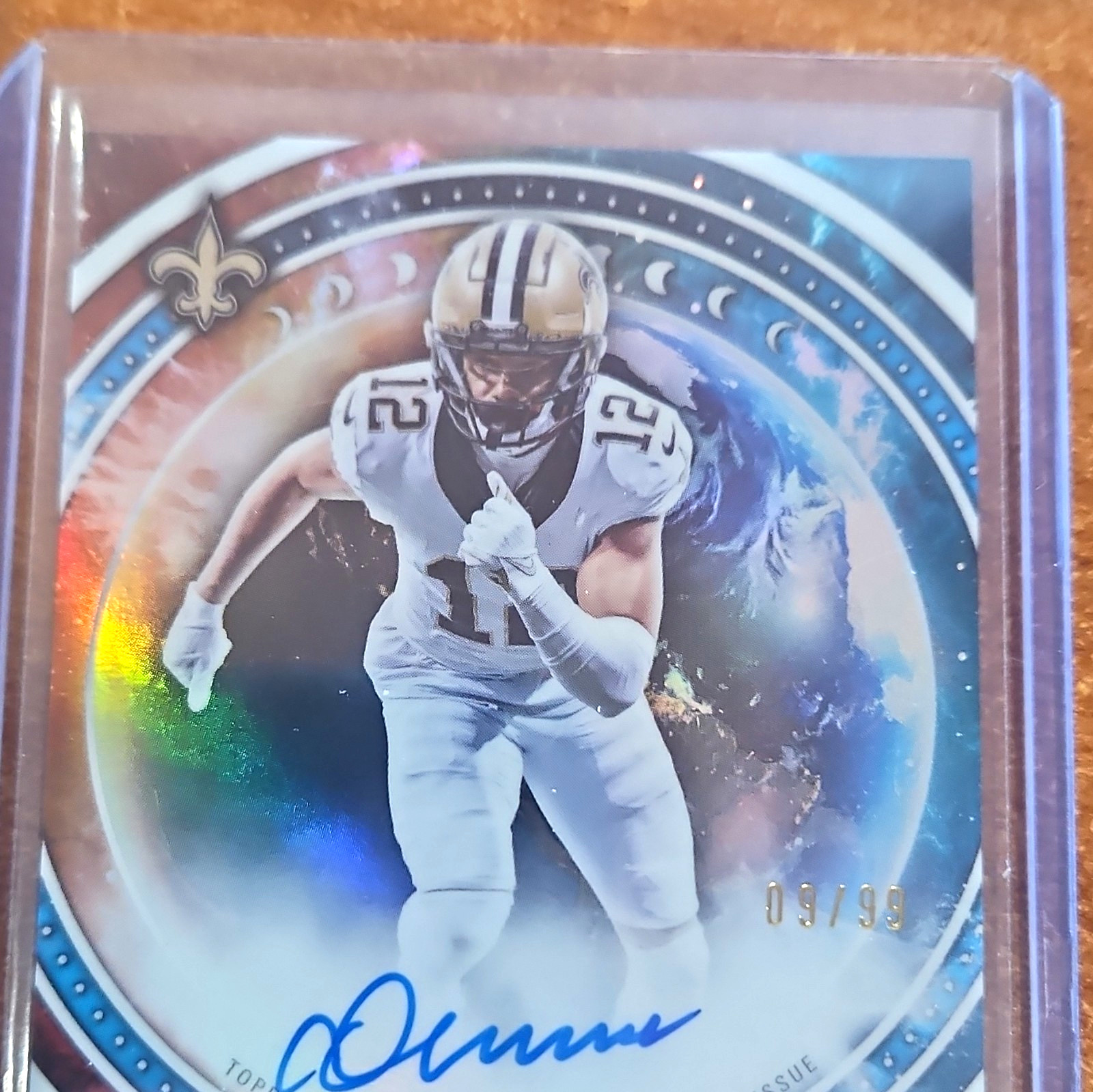 Topps 2025 Cosmic Chrome Equinox Auto Chris Olave #EQA-CO Saints /99