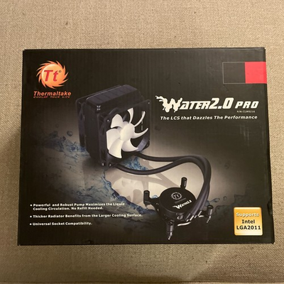 #ad #ad Thermaltake Water 2.0 Cooling Tower Fan Black Supports Intel LGA2011 New $59.99