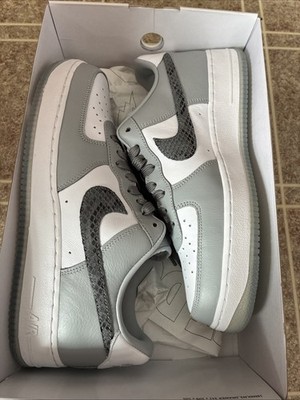 Size 10 - Nike By You Air Force 1  Un-Dior  Grey Snakeskin *RARE*  