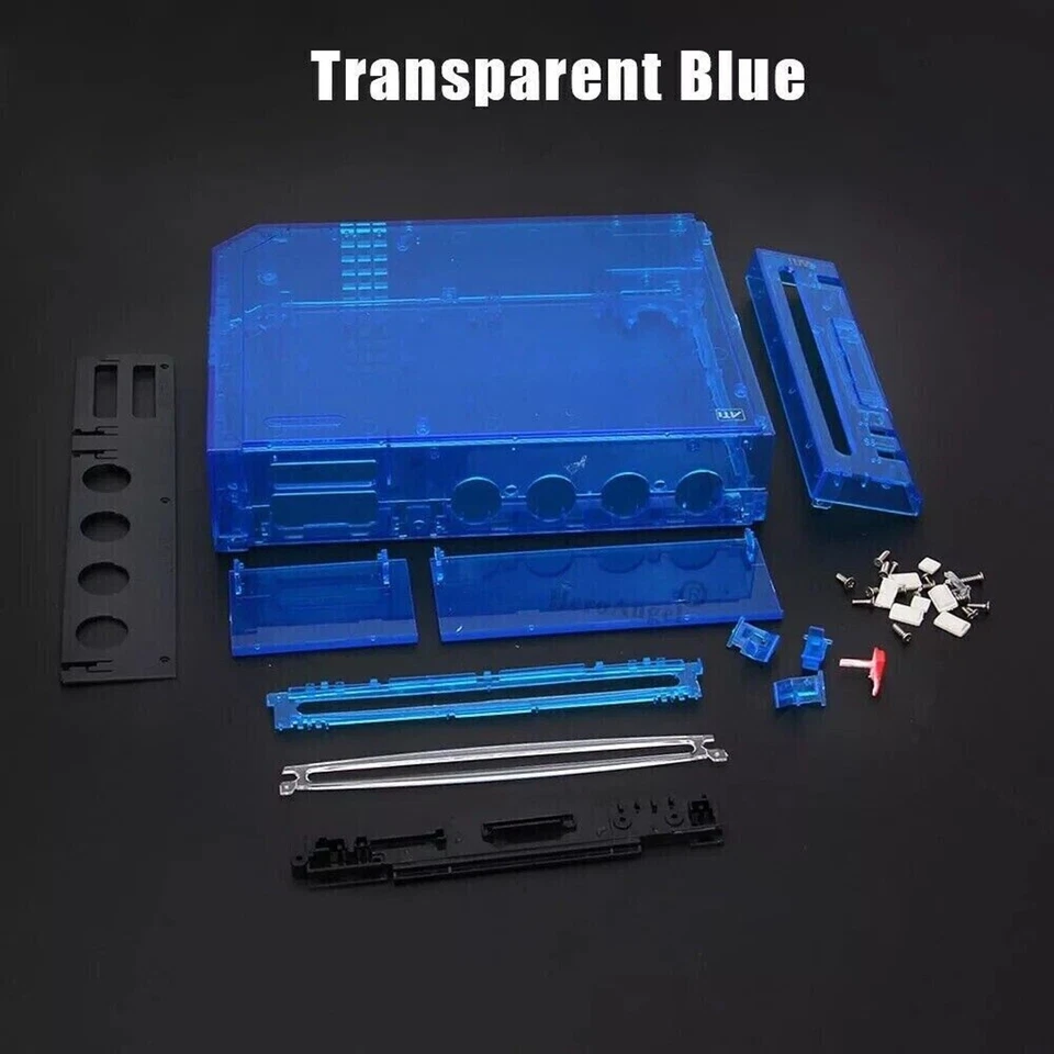 Nintendo Wii Replacement Shell Housing TRANSPARENT CLEAR BLUE - Image 1 of 1