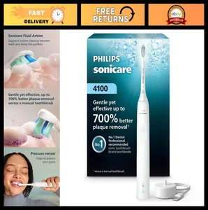 Sonic Brosse à dents électrique avec technologie avancée, capteur de pression, 2 Intensité