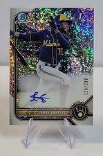 2022 Bowman - Chrome Prospect Autographs Larry Ernesto #CPA-LE Speckle Refractor