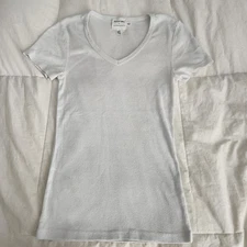 Michael Stars For Anthropologie Top XS/S Misty Blue/white
