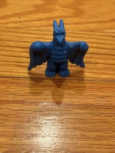 RODAN VINTAGE BLUE PLASTIC RUBBER TYPE MINI KAIJU GODZILLA 1 1/2”
