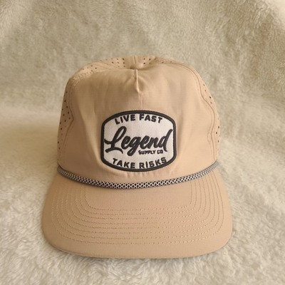 Legend Supply Co Hat Live Fast, Take Risks, Rope  Snapback Cap 