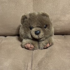 Vintage Puffkins GRIZWALD the Brown Bear 4" Plush Stuffed Animal Toy Swibco
