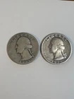 1932-D & 1932-S Washington Silver Quarters KEY DATES - 2 Coin Lot Pair