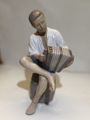 Bing & Grondahl Figurine of ''Merry Sailor'' No 1661 With Accordion