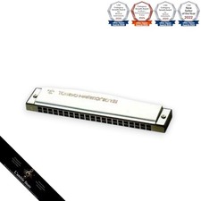 TOMBO No.3121/C 21 Holes Double Note Harmonica Brass Plastic
