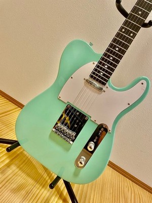 Telecaster Typ E-Gitarre Surf Green