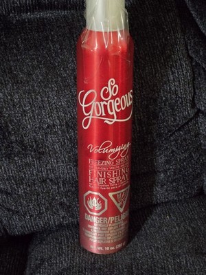 Fine Hair Volume So Gorgeous Volumizing Shaping Spray 10 oz New Sealed Pageant 
