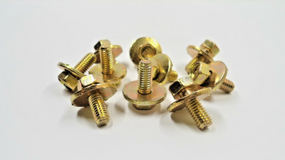 10 BODY BOLTS FOR MITSUBISHI & INFINITI! M.6-1.0 x 16MM 10MM HEX FOR QX60 ETC