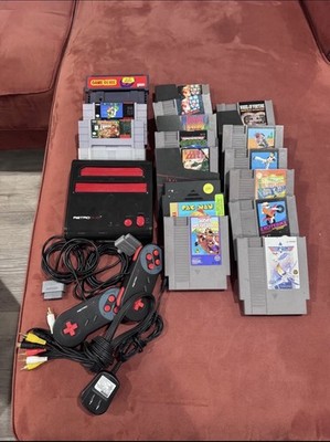Retro Duo Lot Super Nintendo/Super Nintendo .15 Games Game Genie