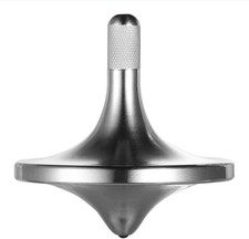 Stainless Steel Spinning Top, Premium Exquisite Perfect Balance Well Made Metal