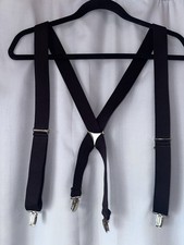 Men's X-shape Suspenders Adjustable Solid Colors  Holiday Theme