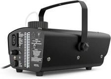 1byone Halloween Fog Machine Wired Remote Control 400-Watt Smoke Machine - Black