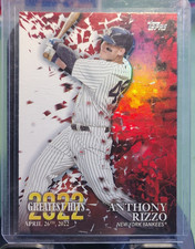 Topps 2023 Series 1 2022's Greatest Hits Anthony Rizzo #22GH-1 New York Yankees