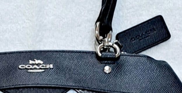 COACH handbag patchwork diamond pattern 30a - image 3