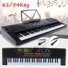 61/54Key Full Size Electronic Piano Keyboard Gift Electric Audio Input MP3 Music