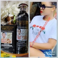 2pcs Glutathion body lotion 400ml & abebi White Exfoliat Soap super effective 👌