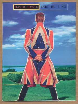 David Bowie Earthling RARE promo sticker sheet + Reality Tour DVD