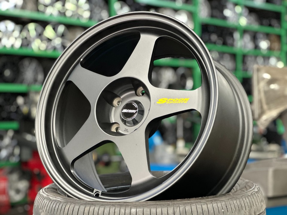 Spoon Fl5 Rims 18x9.5 ET44 5x120 AOW SPOON Rays TE37 Flow Formed Wheel Civic Type R ...