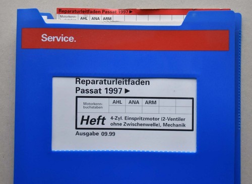 VW Passat 3B (B5), 5 Zyl.-Motor 2.3 l/150 PS AGZ, Reparaturleitfaden Mechanik