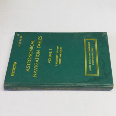 (United State Navy Department) Astronomische Navigationstabellen 1941 Band F