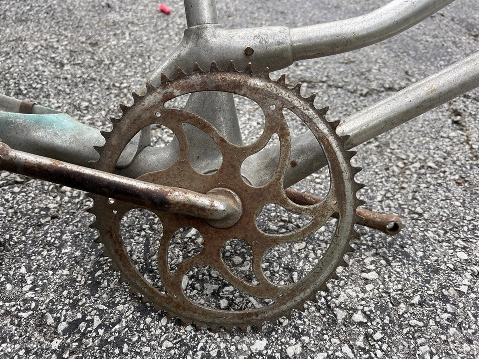 Monark Silver King Girls Bicycle Frame W/ Fork Piece - Image 4 of 4