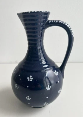 Gmundner Keramik Dirndl blau Vase Blumenvase 21 cm GK196 (2412DE12) 05/26 - Bild 1 von 4