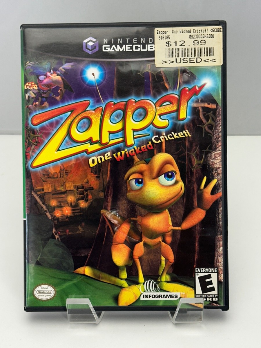 Nintendo GameCube Zapper One Wicked Cricket! CIB Complete Tested