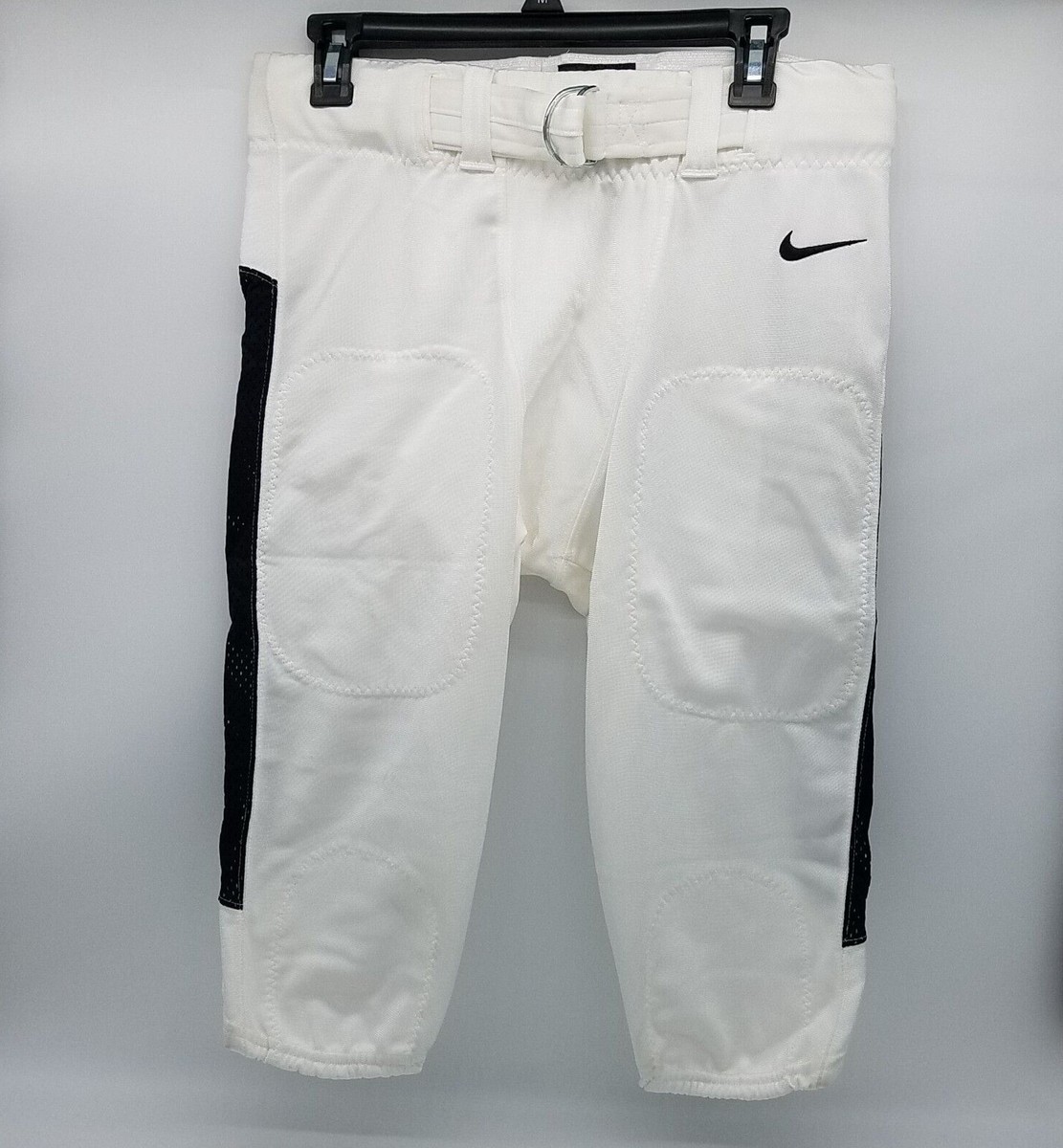 NIKE NFL ゲームパンツ 白 32 SHORT ON FIELD Nike Football Pants Tights Sizes L XL 2XL White/Black Brand New W