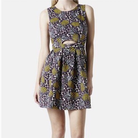 topshop tiger dress