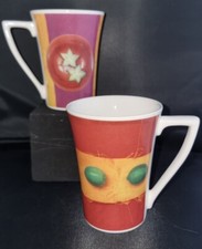 X2 EllaDoran Tropical Fruit Mugs X2