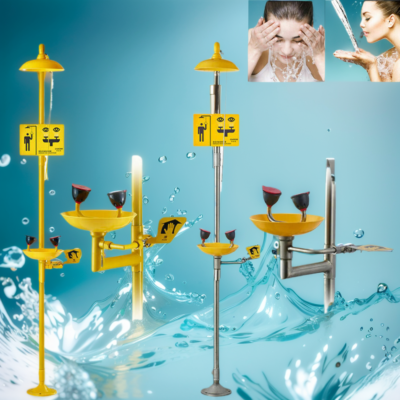 #ad Stainless Steel Emergency Eyewash Shower Station Eye Face Wash Washer Station US $179.99