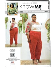 Women's Top and Pants 16W-26W Plus Know Me by Mimi G Sewing Pattern ME2005