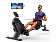 MERACH Quiet Rowing Machine - 16 Levels Resistance with Bluetooth