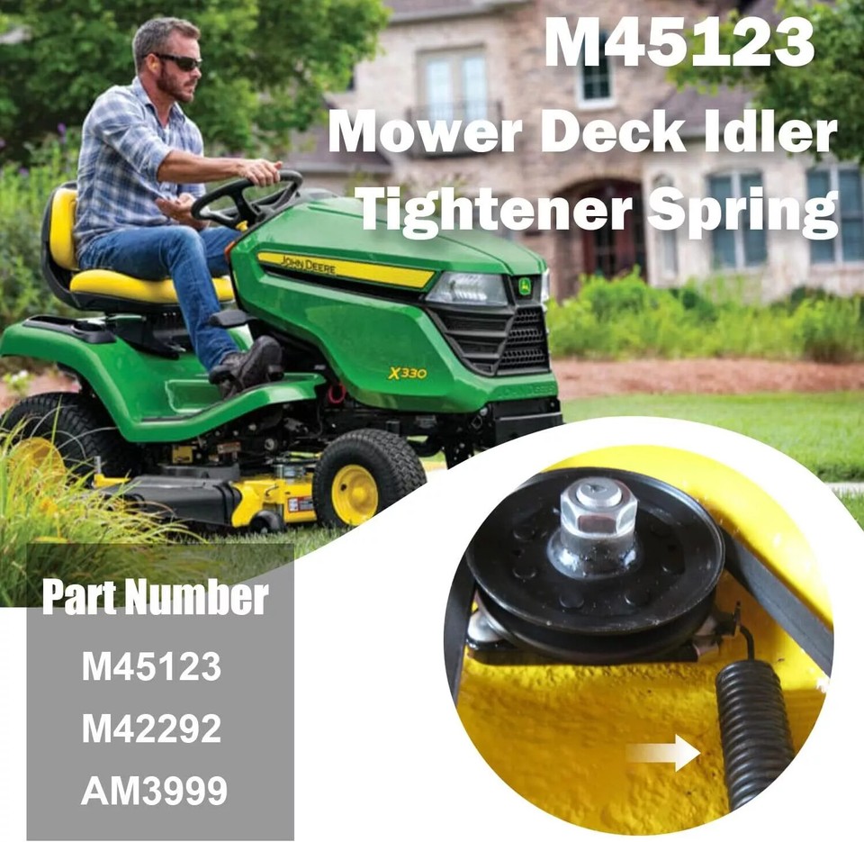 for John Deere Deck Idler Tightener Spring M45123 316 317 318 322 330