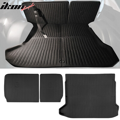 Fits 22-24 Hyundai Ioniq 5 All Weather Trunk Mat Cargo Liner + Backrest Mats XPE