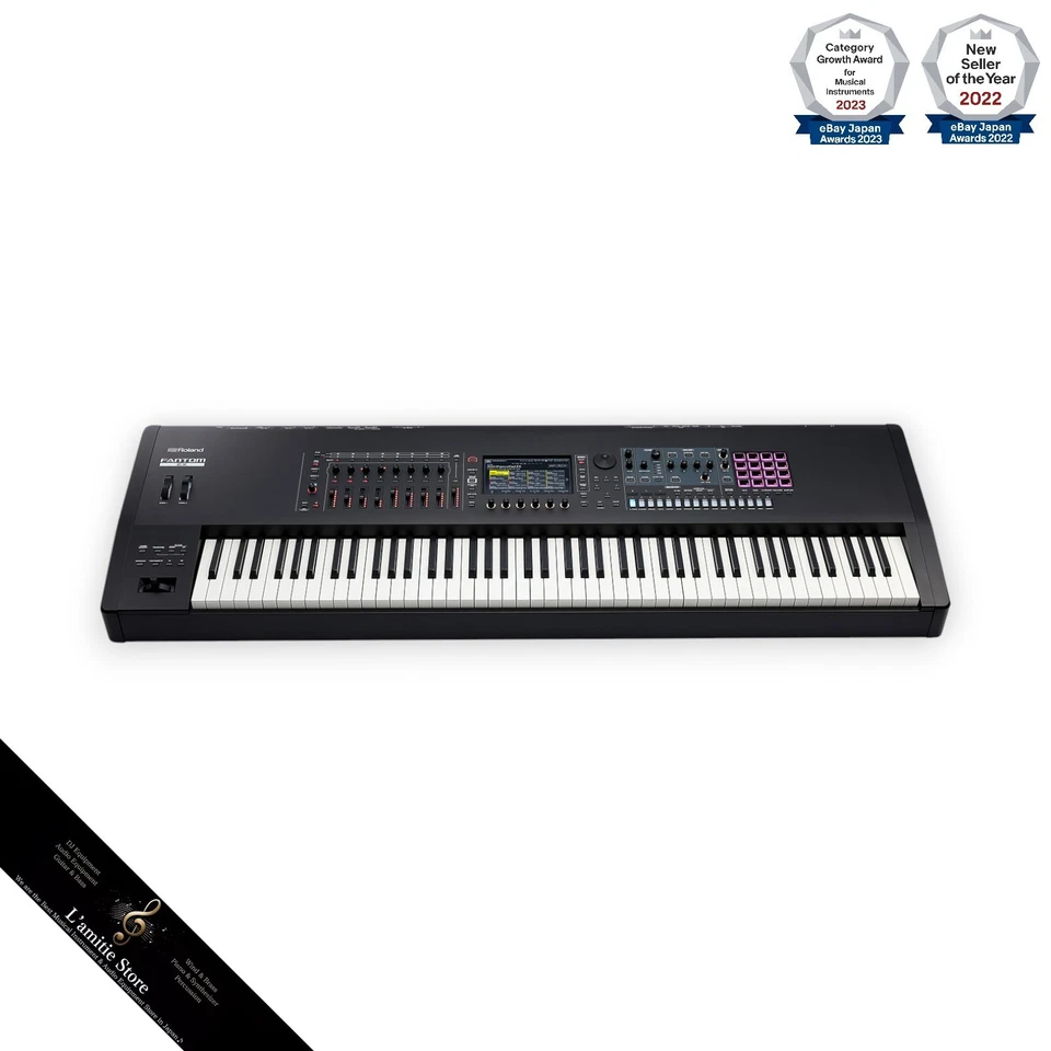 Roland FANTOM-8EX 88 Keys Synthesizer Workstation Keyboard Piano FANTOM8EX 8 EX - Image 4 of 4