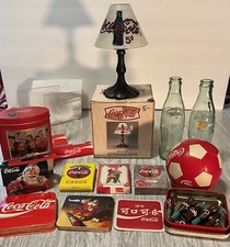 Coca Cola Collection Votive Holder Indy 500 Bottles Play Cards Coasters Candles