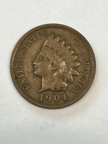 1904 INDIAN HEAD CENT VG Very Good