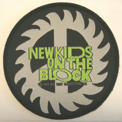 NEW KIDS ON THE BLOCK PATCH AUFNÄHER # 2 STEP BY STEP 10cm FLICKEN VINTAGE 1989