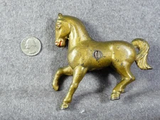 Antique Prancing Horse Cast Iron Still Bank - Nice Original Paint - A C Williams