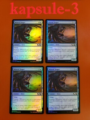 4x Mistral Singer | FOIL | M21 Core Set 2021 | MTG Magic Cards