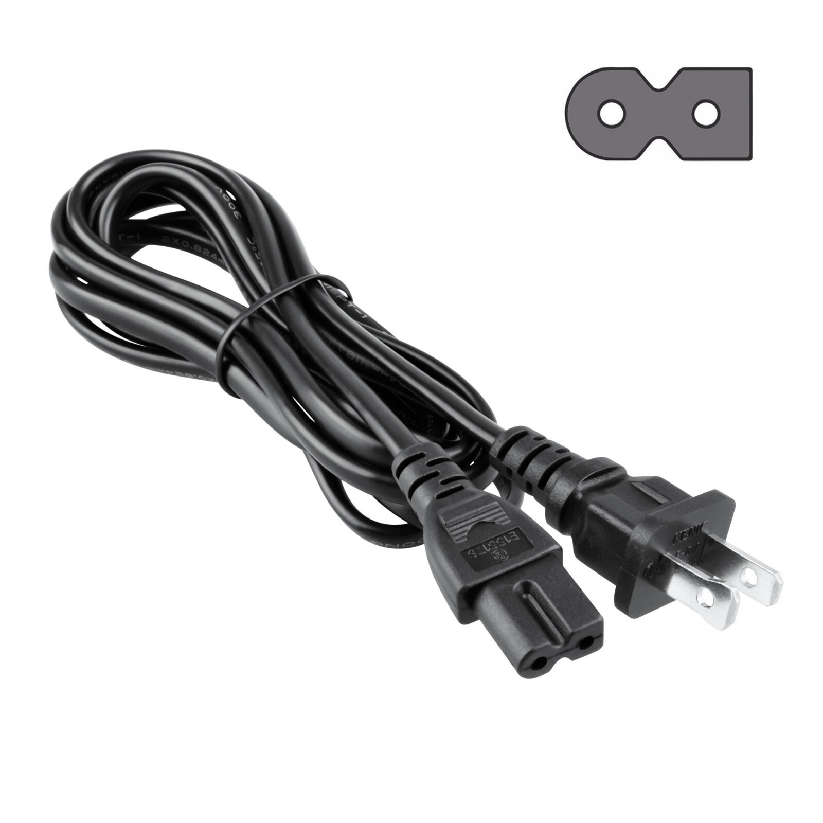 6ft AC Power Cord Cable For Panasonic Technics Stereo System Radio CD Player