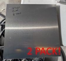 2 Pack/Pieces - 1/8" .125 Aluminum Sheet Plate 12" x 12" 5052 8 Gauge 