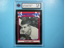 1982 1982/83 SUPERSTAR NHL HOCKEY CARD #51 BOBBY ORR KSA 7.5 NM+ BOSTON BRUINS