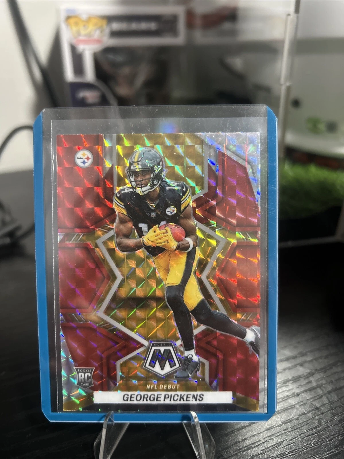 GEORGE PICKENS #282 2022 PANINI MOSAIC STEELERS RC RED